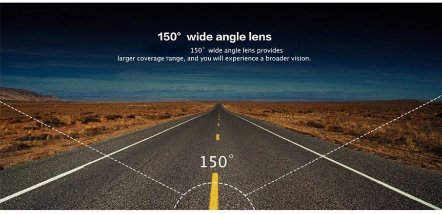 Mini kamera do auta DOD IS350 s 1080P + 150 ° + 2,5 displej